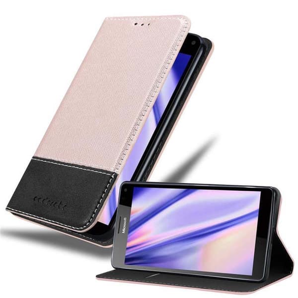 Nokia Lumia 950 Suojakotelo Suojakuori Lompakkokotelo Matkapuhelinkotelo jossa magneettisuljenta, jalusta-toiminto ja korttitasku