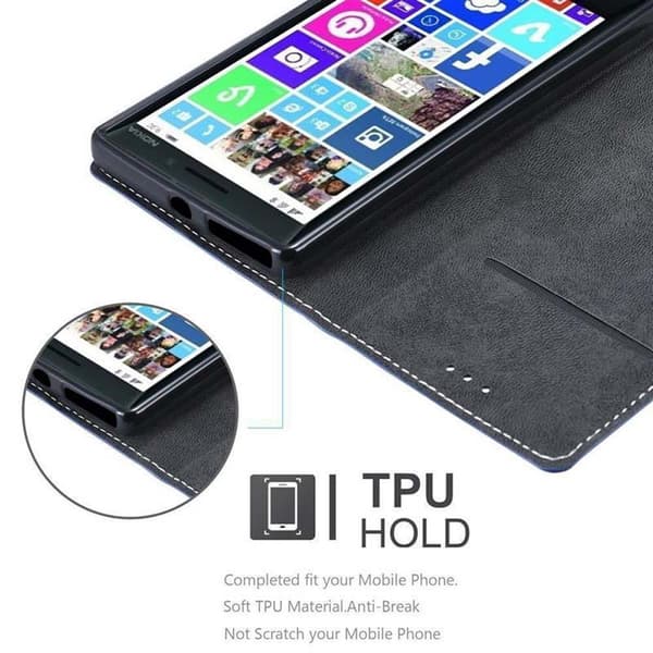Fordral för Nokia Lumia 929 / 930 Skal med magnetisk stängning, ståfunktion och kortficka Mobilskydd