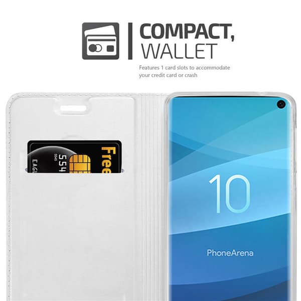 Samsung Galaxy S10 4G Suojakotelo Suojakuori Lompakkokotelo Matkapuhelinkotelo jossa magneettisuljenta, jalusta-toiminto ja korttitasku