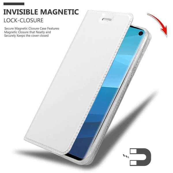 Samsung Galaxy S10 4G Suojakotelo Suojakuori Lompakkokotelo Matkapuhelinkotelo jossa magneettisuljenta, jalusta-toiminto ja korttitasku
