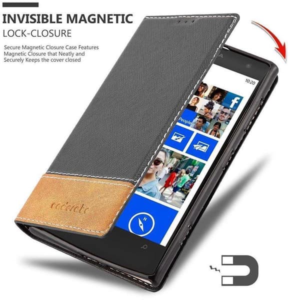 Nokia Lumia 1020 Suojakotelo Suojakuori Lompakkokotelo Matkapuhelinkotelo jossa magneettisuljenta, jalusta-toiminto ja korttitasku