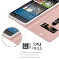 Miniatyrbilde 4 av 8: Deksel til HTC ONE M9 Lommebokdeksel med magnetisk lukking, stativfunksjon og kortlomme