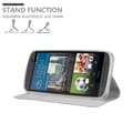 Miniatyrbilde 6 av 8: Deksel til HTC ONE M9 Lommebokdeksel med magnetisk lukking, stativfunksjon og kortlomme