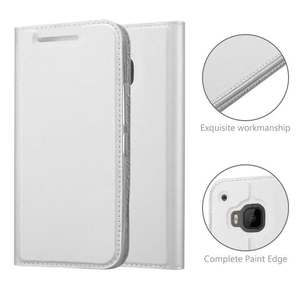 HTC ONE M9 Skal Fodral med magnetisk stängning, ståfunktion och kortficka Mobilskydd