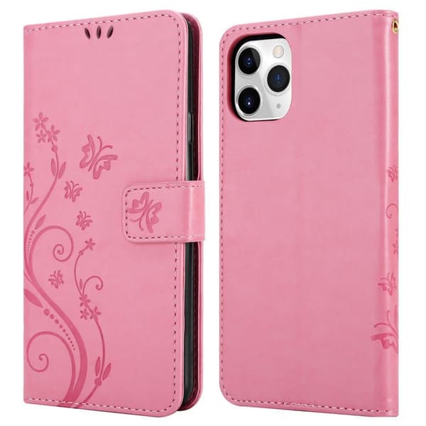 iPhone 11 PRO MAX Pungetui Cover Blomster ()