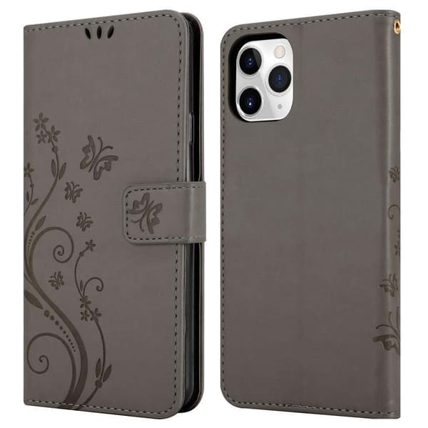 iPhone 11 PRO MAX Pungetui Cover Blomster ()