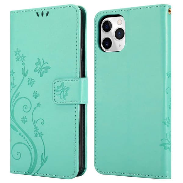 iPhone 11 PRO MAX Pungetui Cover Blomster ()