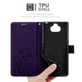 Pikkukuva 6 / 8: Sony Xperia 10 / Xperia XA3 Suojakotelo Suojakuori Lompakkokotelo Matkapuhelinkotelo Kukat jossa on magneettisuljenta, jalusta-toiminto ja