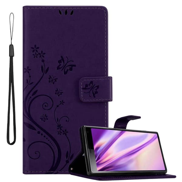Sony Xperia 10 / Xperia XA3 Suojakotelo Suojakuori Lompakkokotelo Matkapuhelinkotelo Kukat jossa on magneettisuljenta, jalusta-toiminto ja