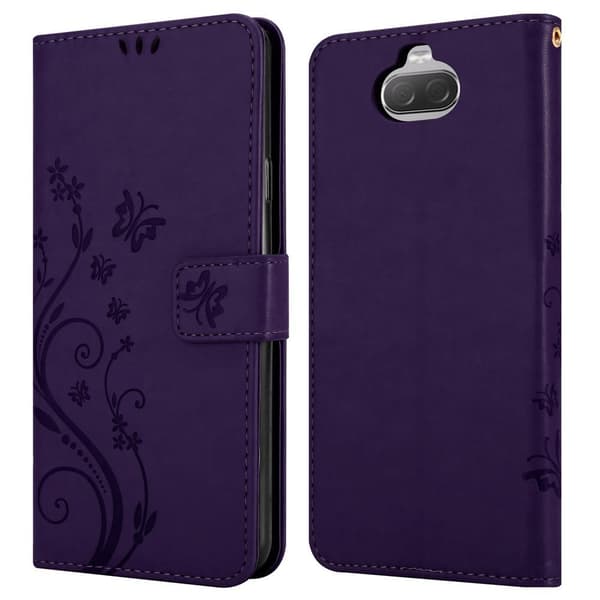 Sony Xperia 10 / Xperia XA3 Pungetui Cover Blomster ()