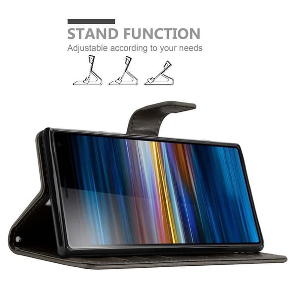Sony Xperia 10 / Xperia XA3 Suojakotelo Suojakuori Lompakkokotelo Matkapuhelinkotelo Kukat jossa on magneettisuljenta, jalusta-toiminto ja