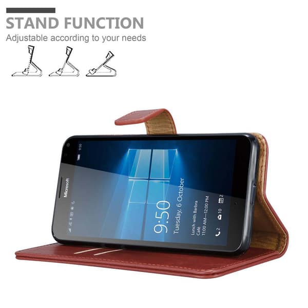 Nokia Lumia 950 XL Plånboksfodral Skal Mobilskyddmed magnetisk stängning, ståfunktion och kortficka