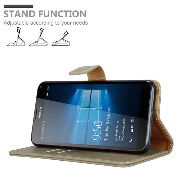 Nokia Lumia 950 XL Plånboksfodral Skal Mobilskyddmed magnetisk stängning, ståfunktion och kortficka