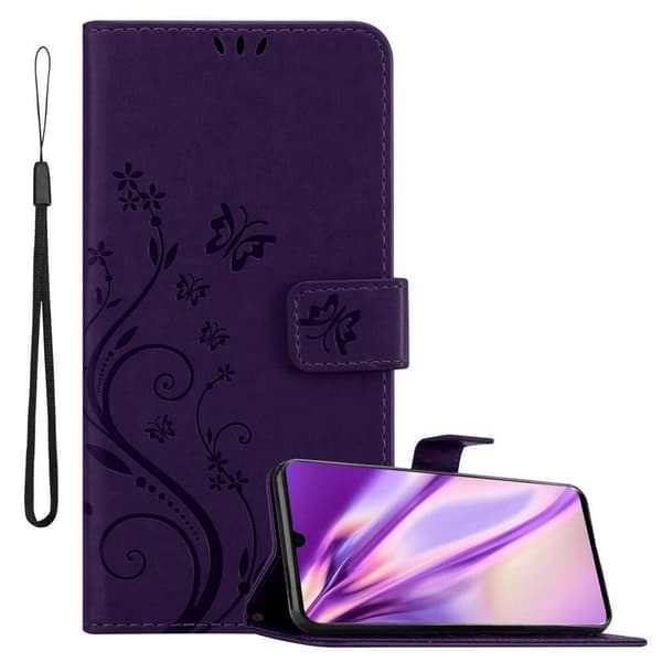 Huawei P30 Pungetui Cover Blomster ()