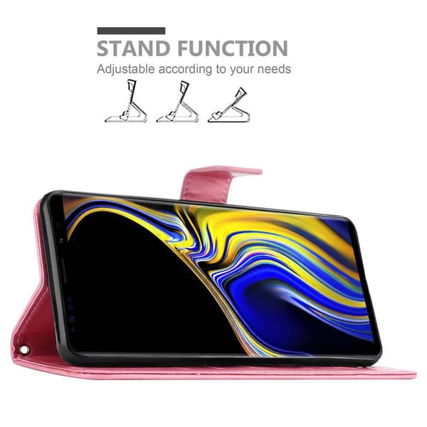 Samsung Galaxy NOTE 9 Pungetui Cover Blomster ()