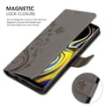 Miniatyrbild 4 av 8: Samsung Galaxy NOTE 9 Skal Fodral i blomdesign Mobilskydd Case Cover med magnetisk stängning, ståfunktion och kortplatser