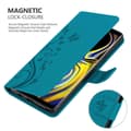 Miniatyrbild 4 av 8: Samsung Galaxy NOTE 9 Skal Fodral i blomdesign Mobilskydd Case Cover med magnetisk stängning, ståfunktion och kortplatser