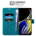 Miniatyrbild 2 av 8: Samsung Galaxy NOTE 9 Skal Fodral i blomdesign Mobilskydd Case Cover med magnetisk stängning, ståfunktion och kortplatser