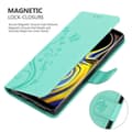 Miniatyrbild 4 av 8: Samsung Galaxy NOTE 9 Skal Fodral i blomdesign Mobilskydd Case Cover med magnetisk stängning, ståfunktion och kortplatser