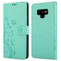 Miniatyrbild 7 av 8: Samsung Galaxy NOTE 9 Skal Fodral i blomdesign Mobilskydd Case Cover med magnetisk stängning, ståfunktion och kortplatser