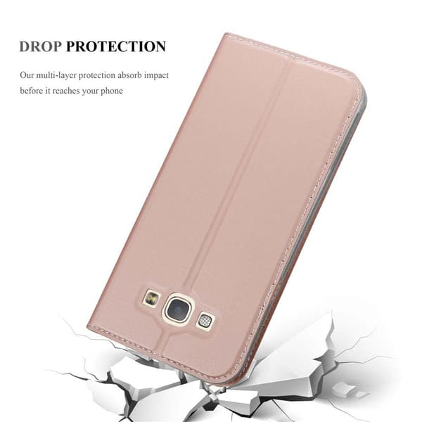 Samsung Galaxy A8 2015 Suojakotelo Suojakuori Lompakkokotelo Matkapuhelinkotelo jossa magneettisuljenta, jalusta-toiminto ja korttitasku