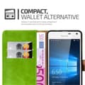 Miniatyrbild 3 av 5: Nokia Lumia 650 Plånboksfodral Skal Mobilskyddmed magnetisk stängning, ståfunktion och kortficka