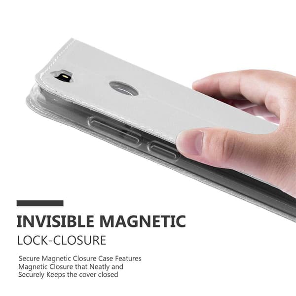 Deksel til Huawei NOVA Lommebokdeksel med magnetisk lukking, stativfunksjon og kortlomme