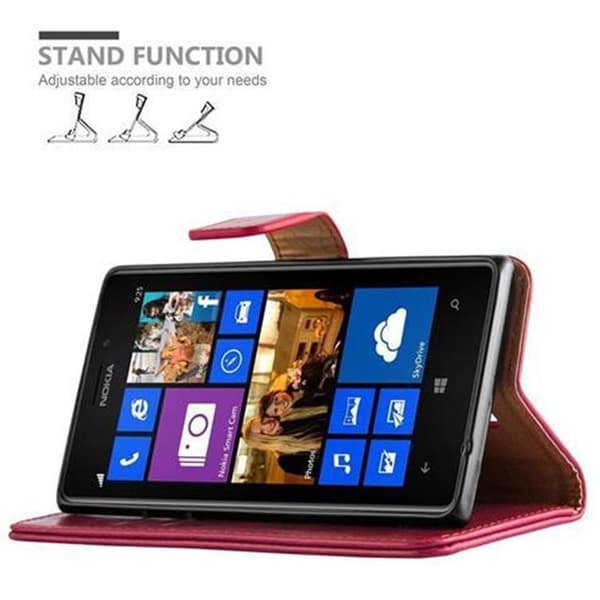 Nokia Lumia 925 Plånboksfodral Skal Mobilskyddmed magnetisk stängning, ståfunktion och kortficka