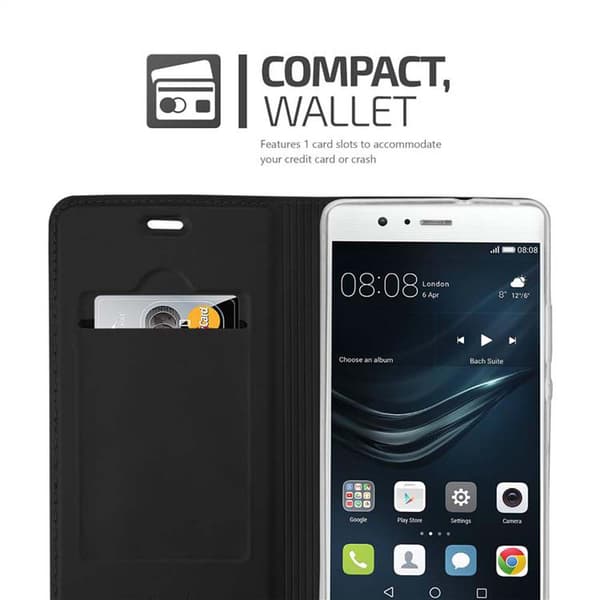 Huawei P9 LITE 2016 / G9 LITE Suojakotelo Suojakuori Lompakkokotelo Matkapuhelinkotelo jossa magneettisuljenta, jalusta-toiminto ja korttitasku