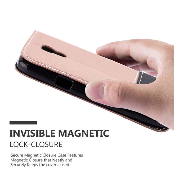 Samsung Galaxy S4 MINI Suojakotelo Suojakuori Lompakkokotelo Matkapuhelinkotelo jossa magneettisuljenta, jalusta-toiminto ja korttitasku
