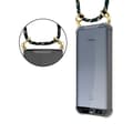 Pikkukuva 7 / 8: Huawei P9 Suojakuori ketju Silikoni suojakotelo Gold Rings johto hihna ja irrotettava asia