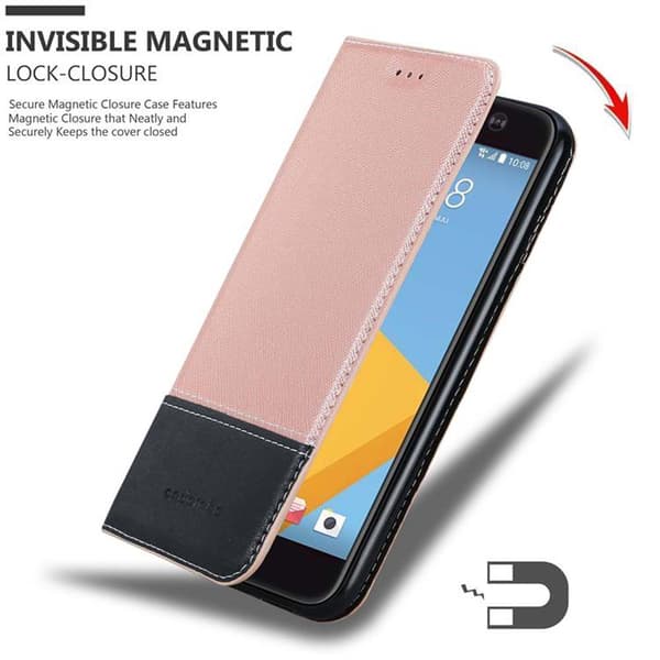 HTC ONE M10 Suojakotelo Suojakuori Lompakkokotelo Matkapuhelinkotelo jossa magneettisuljenta, jalusta-toiminto ja korttitasku