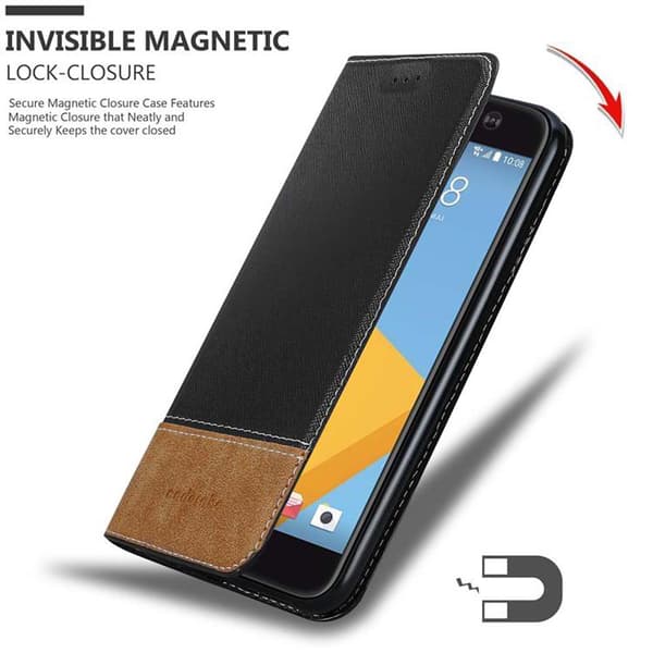 HTC ONE M10 Suojakotelo Suojakuori Lompakkokotelo Matkapuhelinkotelo jossa magneettisuljenta, jalusta-toiminto ja korttitasku