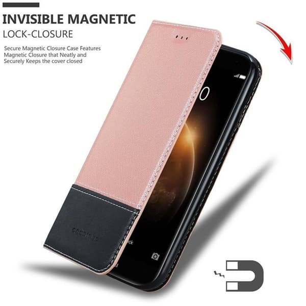 Huawei ASCEND G7 PLUS / G8 / GX8 Suojakotelo Suojakuori Lompakkokotelo Matkapuhelinkotelo jossa magneettisuljenta, jalusta-toiminto ja korttitasku