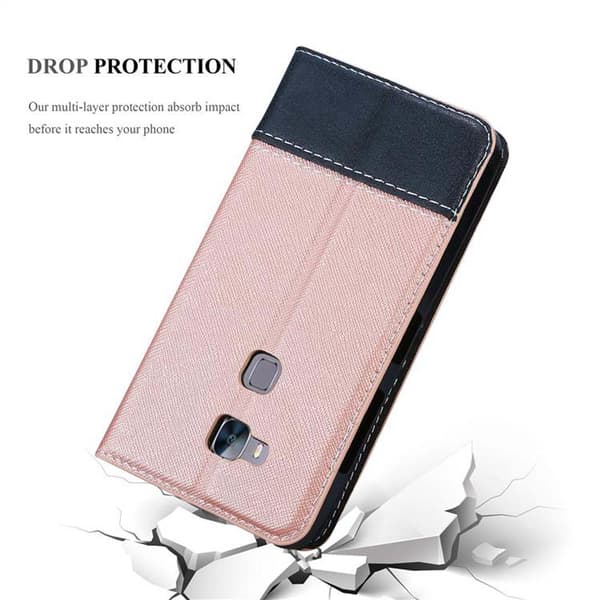 Huawei ASCEND G7 PLUS / G8 / GX8 Suojakotelo Suojakuori Lompakkokotelo Matkapuhelinkotelo jossa magneettisuljenta, jalusta-toiminto ja korttitasku