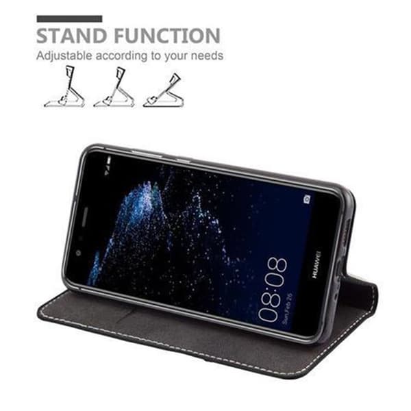 Huawei P10 LITE Suojakotelo Suojakuori Lompakkokotelo Matkapuhelinkotelo jossa magneettisuljenta, jalusta-toiminto ja korttitasku