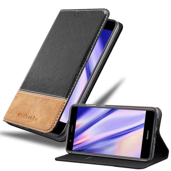 Huawei P10 LITE Suojakotelo Suojakuori Lompakkokotelo Matkapuhelinkotelo jossa magneettisuljenta, jalusta-toiminto ja korttitasku
