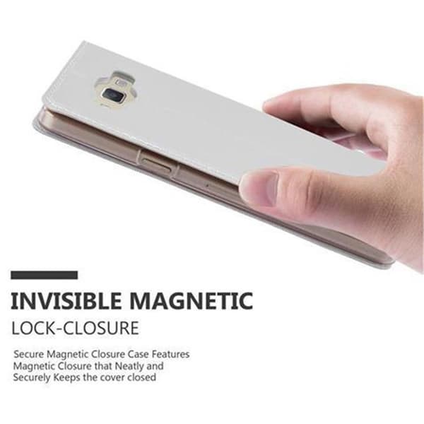 Deksel til Samsung Galaxy A3 2015 Lommebokdeksel med magnetisk lukking, stativfunksjon og kortlomme