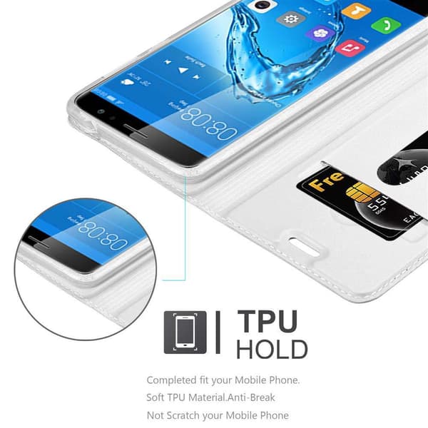 Huawei NOVA PLUS Skal Fodral med magnetisk stängning, ståfunktion och kortficka Mobilskydd