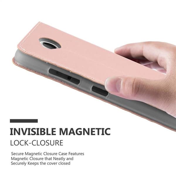 Nokia Lumia 650 Suojakotelo Suojakuori Lompakkokotelo Matkapuhelinkotelo jossa magneettisuljenta, jalusta-toiminto ja korttitasku