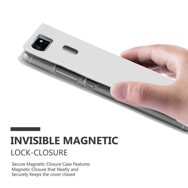 Huawei P9 Suojakotelo Suojakuori Lompakkokotelo Matkapuhelinkotelo jossa magneettisuljenta, jalusta-toiminto ja korttitasku