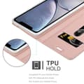 Miniatyrbild 4 av 8: iPhone XR Skal Fodral med magnetisk stängning, ståfunktion och kortficka Mobilskydd