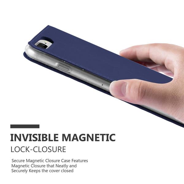 Deksel til iPhone 7 PLUS / 7S PLUS / 8 PLUS Lommebokdeksel med magnetisk lukking, stativfunksjon og kortlomme