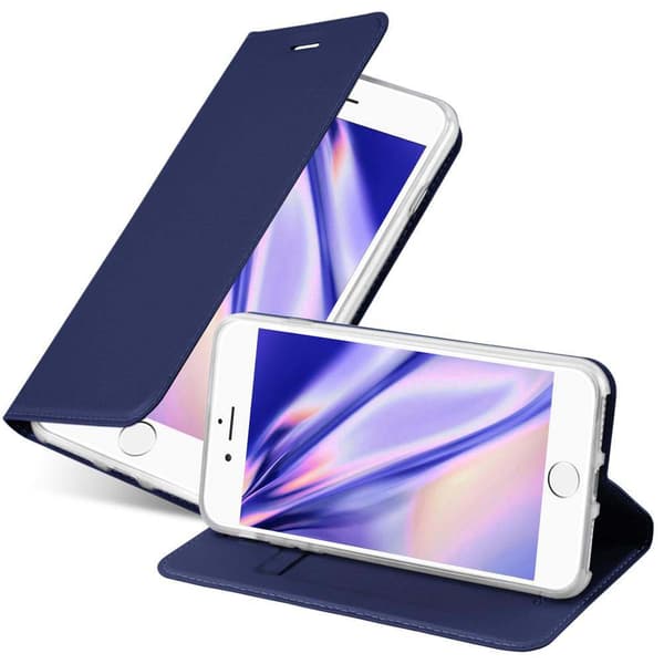 Deksel til iPhone 7 PLUS / 7S PLUS / 8 PLUS Lommebokdeksel med magnetisk lukking, stativfunksjon og kortlomme