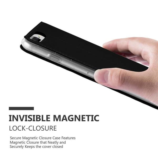 Deksel til iPhone 7 PLUS / 7S PLUS / 8 PLUS Lommebokdeksel med magnetisk lukking, stativfunksjon og kortlomme