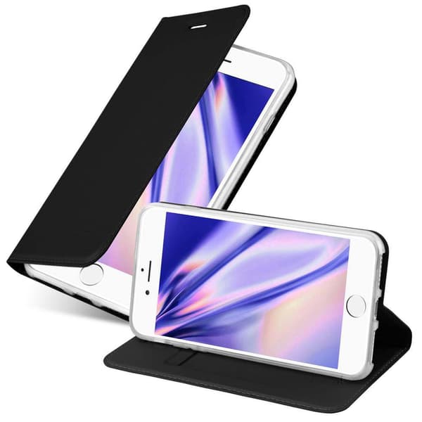Deksel til iPhone 7 / 7S / 8 / SE 2020 Lommebokdeksel med magnetisk lukking, stativfunksjon og kortlomme