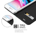 Miniatyrbilde 4 av 7: Deksel til iPhone 7 / 7S / 8 / SE 2020 Lommebokdeksel med magnetisk lukking, stativfunksjon og kortlomme