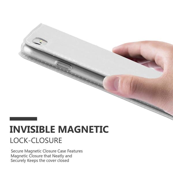 Deksel til iPhone 7 / 7S / 8 / SE 2020 Lommebokdeksel med magnetisk lukking, stativfunksjon og kortlomme