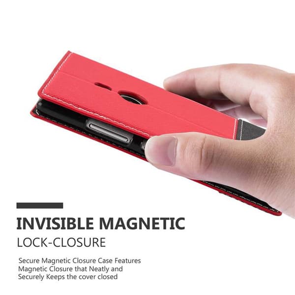 Lommebokdeksel til Nokia Lumia 925 Deksel med magnetisk lukking, stativfunksjon og kortlomme