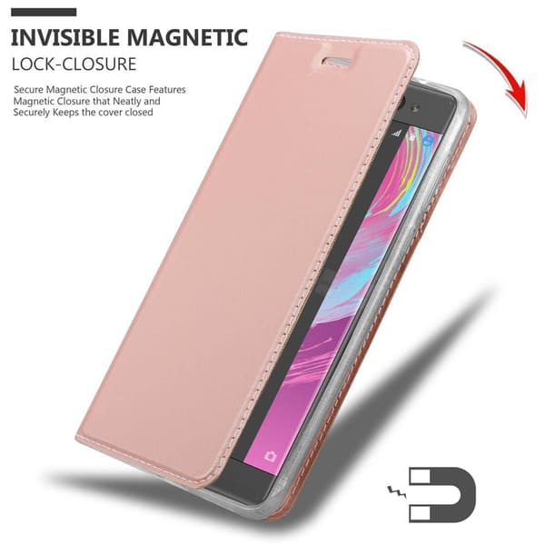 Sony Xperia XA Skal Fodral med magnetisk stängning, ståfunktion och kortficka Mobilskydd